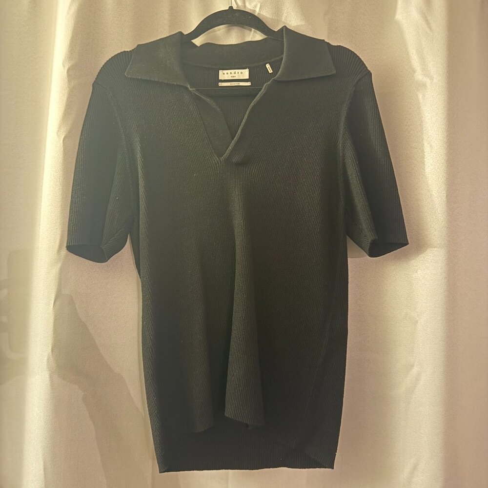 Sandro Buttonless Polo Shirt (Men)